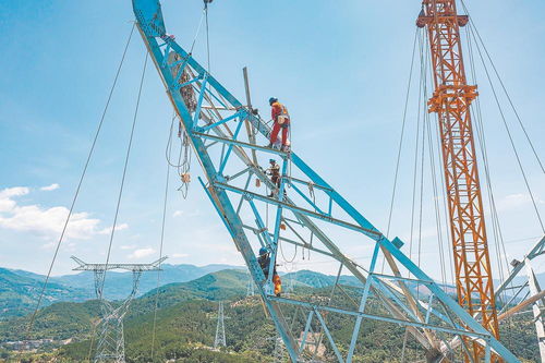 福建北电南送特高压交流输变电工程进入施工高峰期